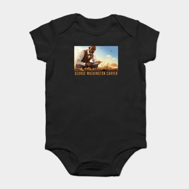 George Washington Carver Baby Bodysuit by UrbanLifeApparel